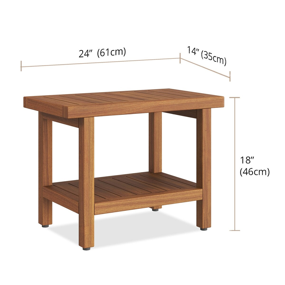 Panca da doccia in teak The Original Spa