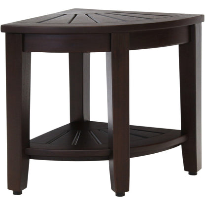 Panca angolare per doccia in teak originale Kai