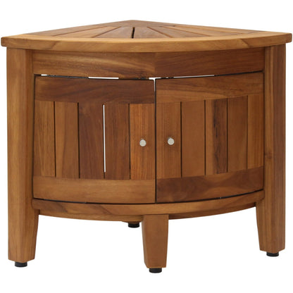 Panca angolare per doccia in teak originale Kai