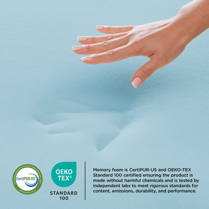 Materasso in schiuma di gel Therapedic MemoryTouch 8, certificato CertiPUR-US e OEKO-TEX