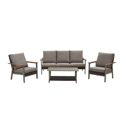 Set da conversazione per esterni con trasferimento termico da 4 pezzi