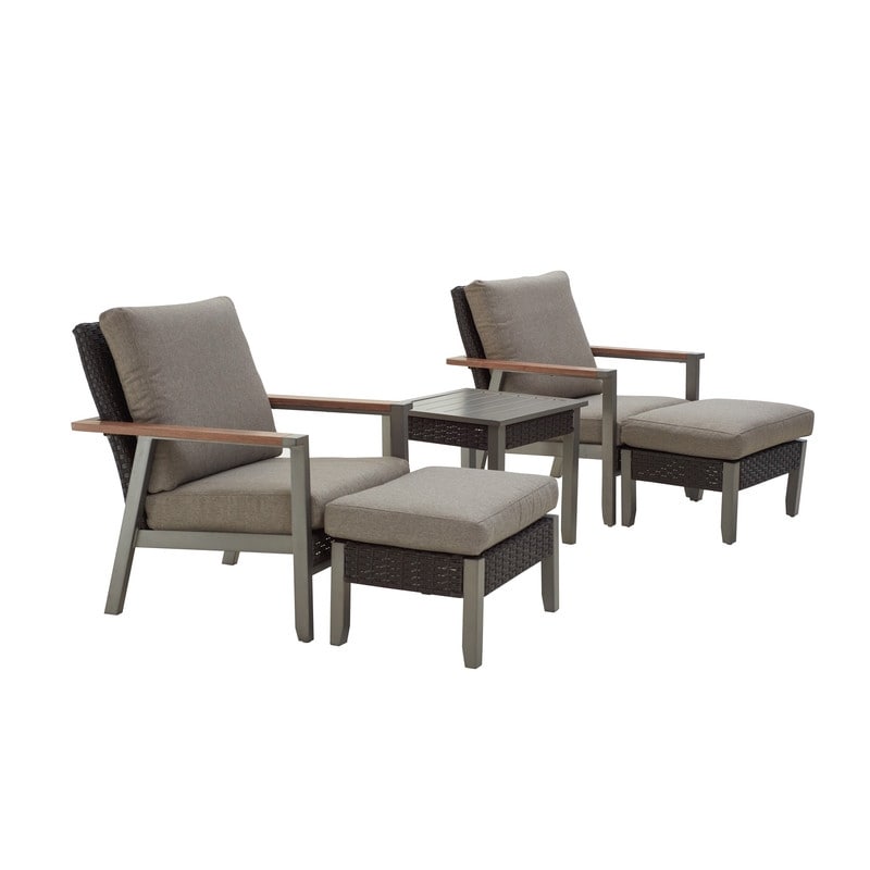 Patio Festival - Set da conversazione all'aperto da 5 pezzi con trasferimento termico