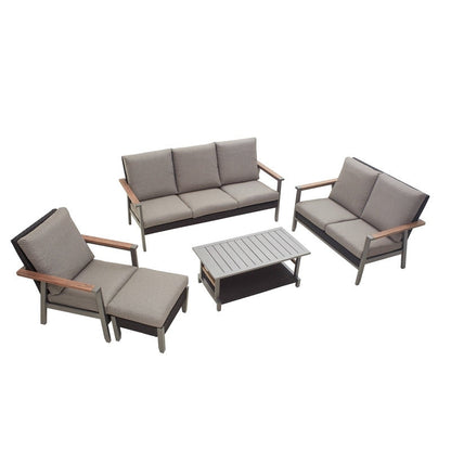 Patio Festival - Set da conversazione all'aperto da 5 pezzi con trasferimento termico