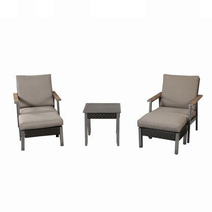 Patio Festival - Set da conversazione all'aperto da 5 pezzi con trasferimento termico