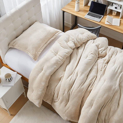 Thicker Than Thick® - Set piumone oversize Coma Inducer® - Imbottitura standard in peluche - Betulla