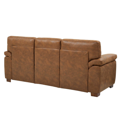 Divano in pelle a tre posti - 30,5 P x 81 L x 34,5 A