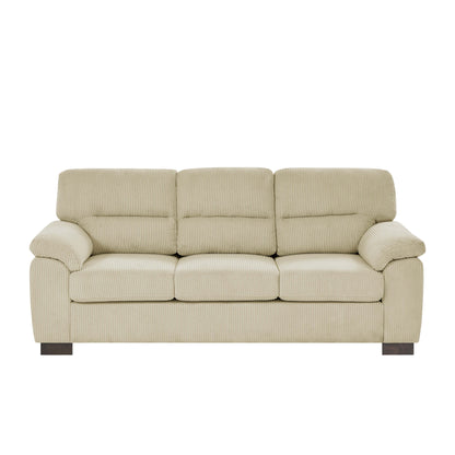 Divano in pelle a tre posti - 30,5 P x 81 L x 34,5 A