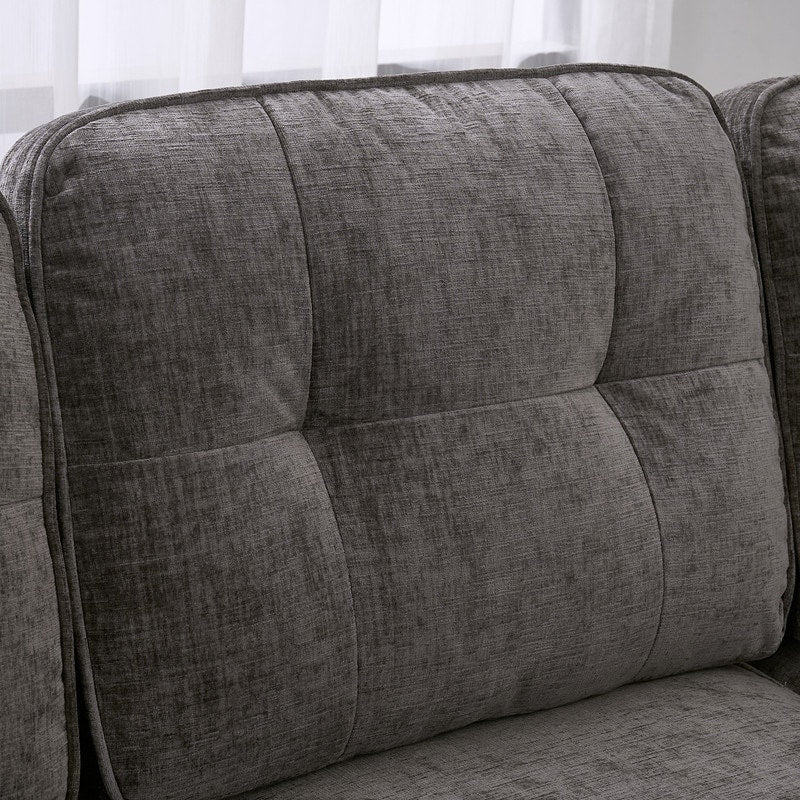 Divano modulare da interno a tre posti, semplice ed elegante