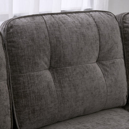 Divano modulare da interno a tre posti, semplice ed elegante