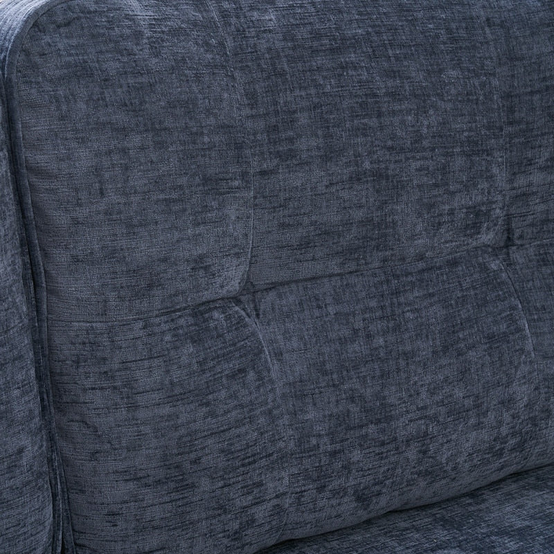 Divano modulare da interno a tre posti, semplice ed elegante