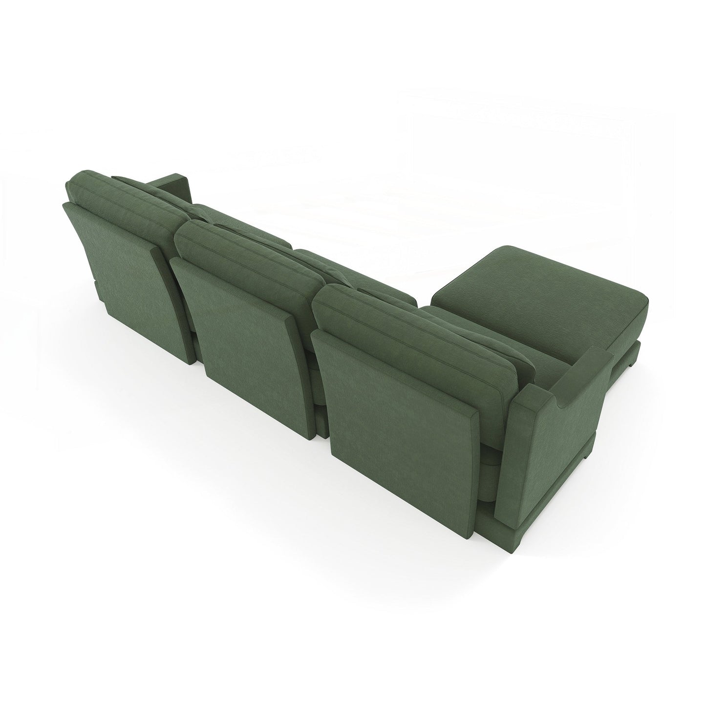 Divano a tre posti in ciniglia