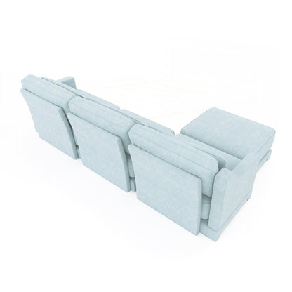 Divano a tre posti in ciniglia