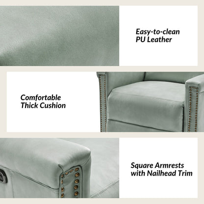 Set di 2 poltrone reclinabili elettriche girevoli e a dondolo tradizionali Tobias di HULALA HOME