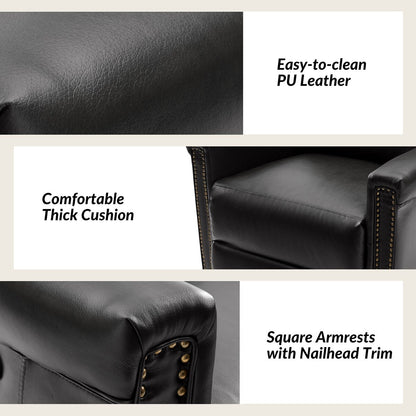 Poltrona reclinabile elettrica tradizionale girevole e a dondolo Tobias di HULALA HOME