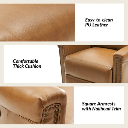 Poltrona reclinabile elettrica tradizionale girevole e a dondolo Tobias di HULALA HOME