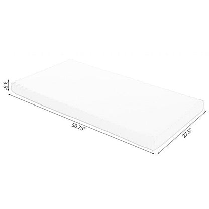 Materasso in memory foam per lettino per bambini e culla per neonati