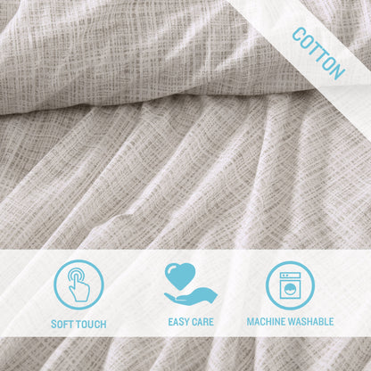 Set di lenzuola stampate in percalle di cotone lavato Tommy Bahama