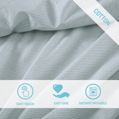 Set di lenzuola stampate in percalle di cotone lavato Tommy Bahama