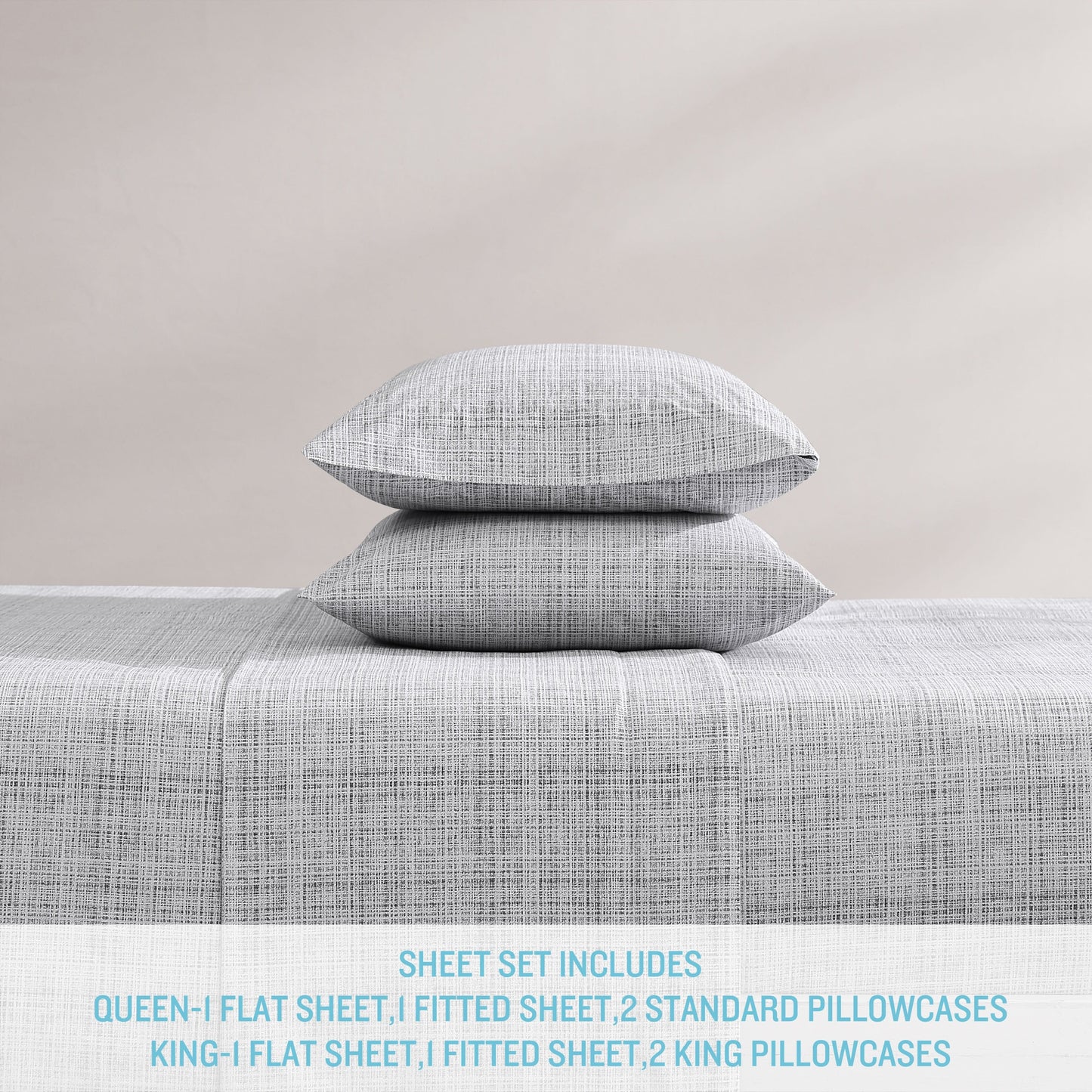 Set di lenzuola stampate in percalle di cotone lavato Tommy Bahama