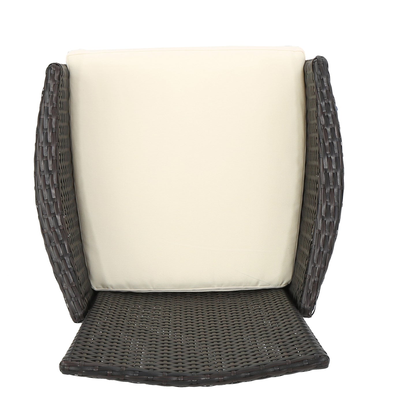 Set da pranzo Torrens Outdoor in vimini/legno di acacia da 7 pezzi di Christopher Knight Home