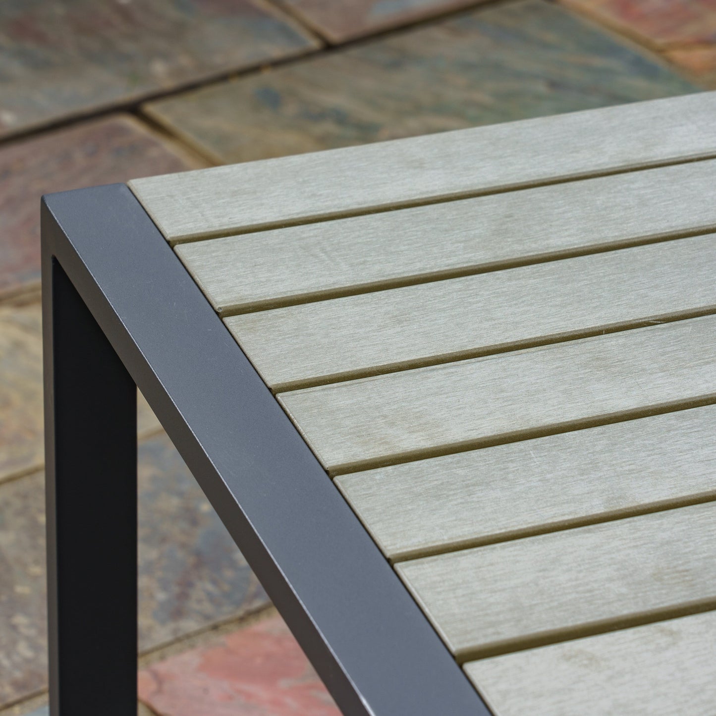 Set di sedute da bistrot per esterni in alluminio Lakeview (5 pezzi)