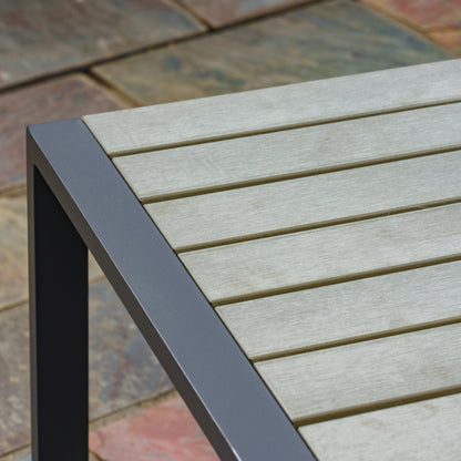 Set di sedute da bistrot per esterni in alluminio Lakeview (5 pezzi)