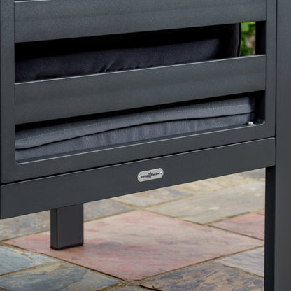 Set di sedute da bistrot per esterni in alluminio Lakeview (5 pezzi)