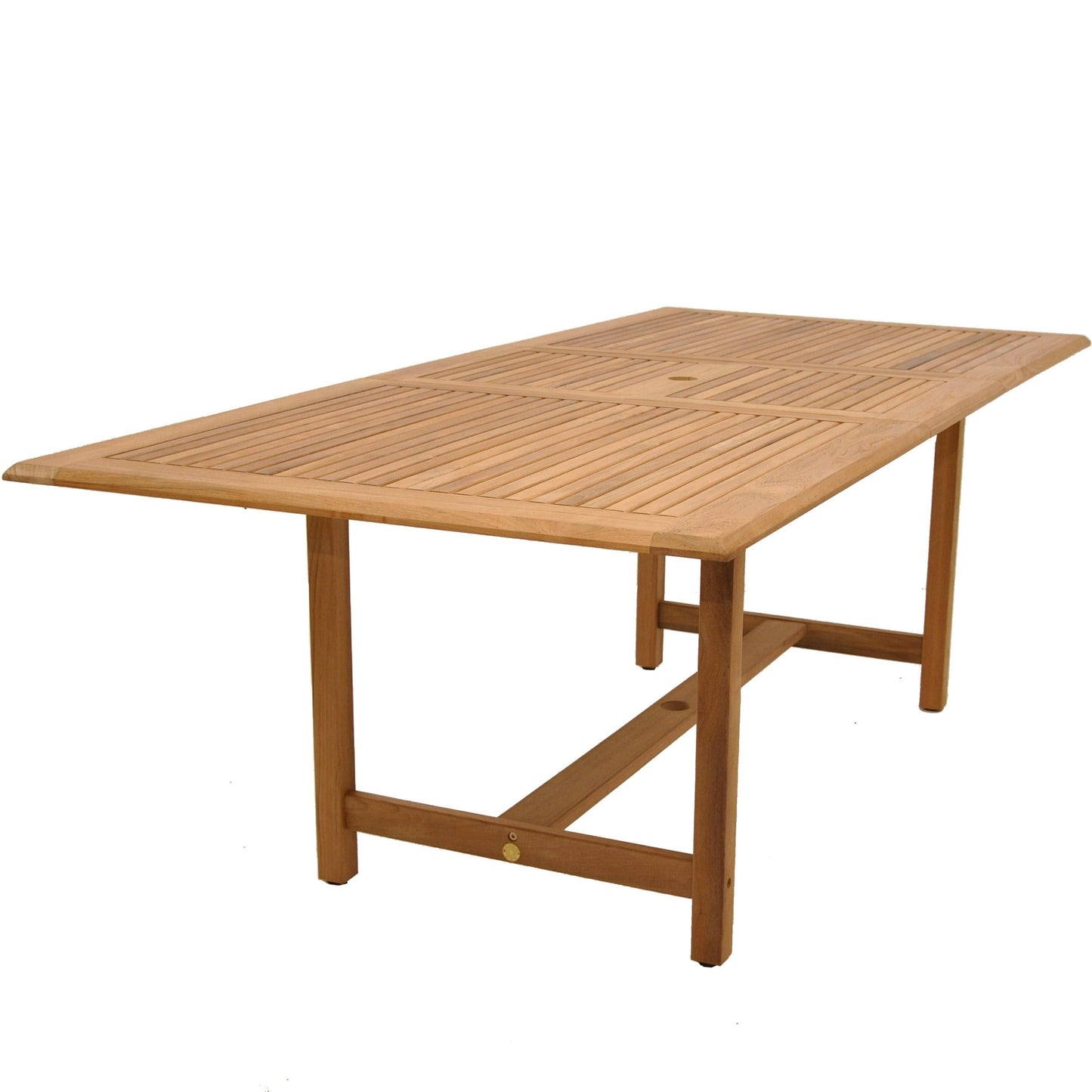 Set da pranzo per esterni in teak massello da 9 pezzi - 9 pezzi