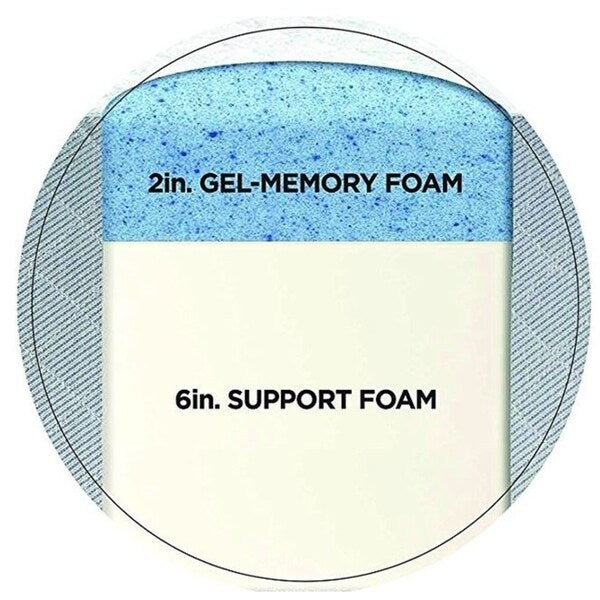 Un tocco di comfort? Materasso king size in memory foam gel da 8 pollici