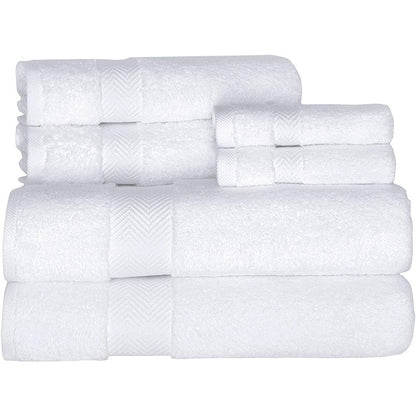 Set di asciugamani in cotone turco Towels Beyond Becci e asciugamani da bagno ad asciugatura rapida, ultra morbidi e super assorbenti, set da 6
