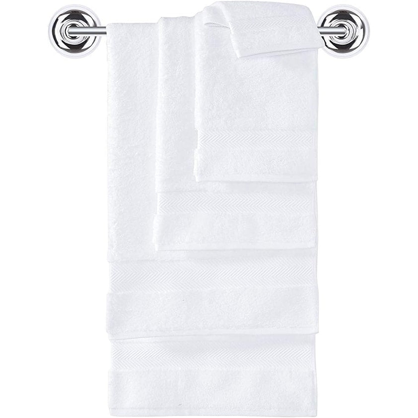 Set di asciugamani in cotone turco Towels Beyond Becci e asciugamani da bagno ad asciugatura rapida, ultra morbidi e super assorbenti, set da 6