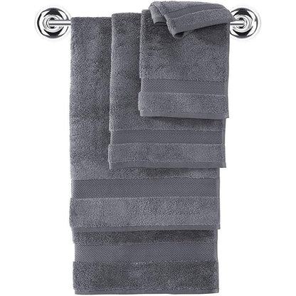 Set di asciugamani in cotone turco Towels Beyond Becci e asciugamani da bagno ad asciugatura rapida, ultra morbidi e super assorbenti, set da 6