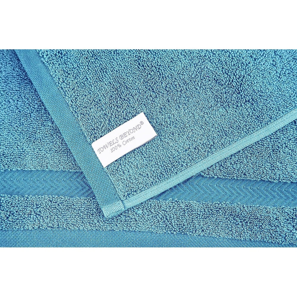 Set di asciugamani in cotone turco Towels Beyond Becci e asciugamani da bagno ad asciugatura rapida, ultra morbidi e super assorbenti, set da 6