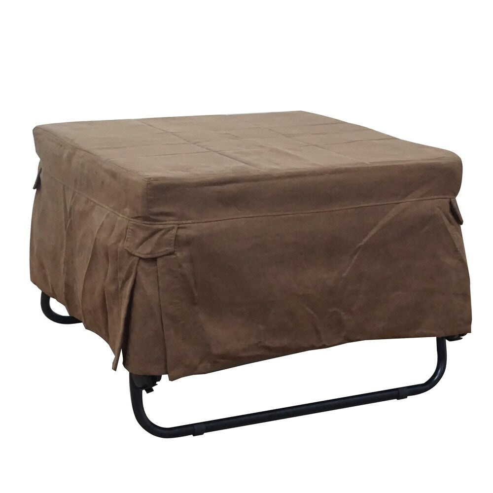 Letto pieghevole a tre ante bianco