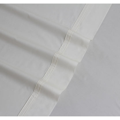 Set di lenzuola con tasca extra profonda in percalle di cotone Tribeca Living con piatto oversize