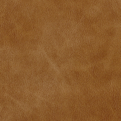 Divano Tuba, similpelle color cognac, cuscini in schiuma, legno di pino massello, 88 pollici