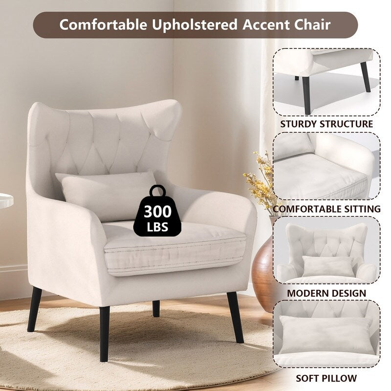 Divano a due posti in metallo con cuscino spesso in velluto Tuft