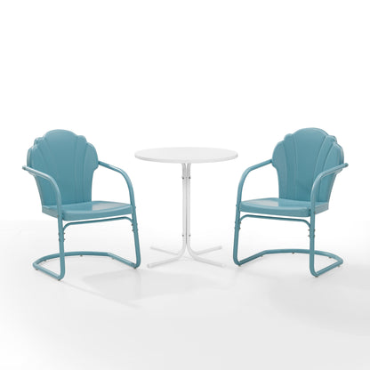 Set da bistrot da esterno Crosley Tulip 3 pezzi - 98 L x 29 P x 32,88 A