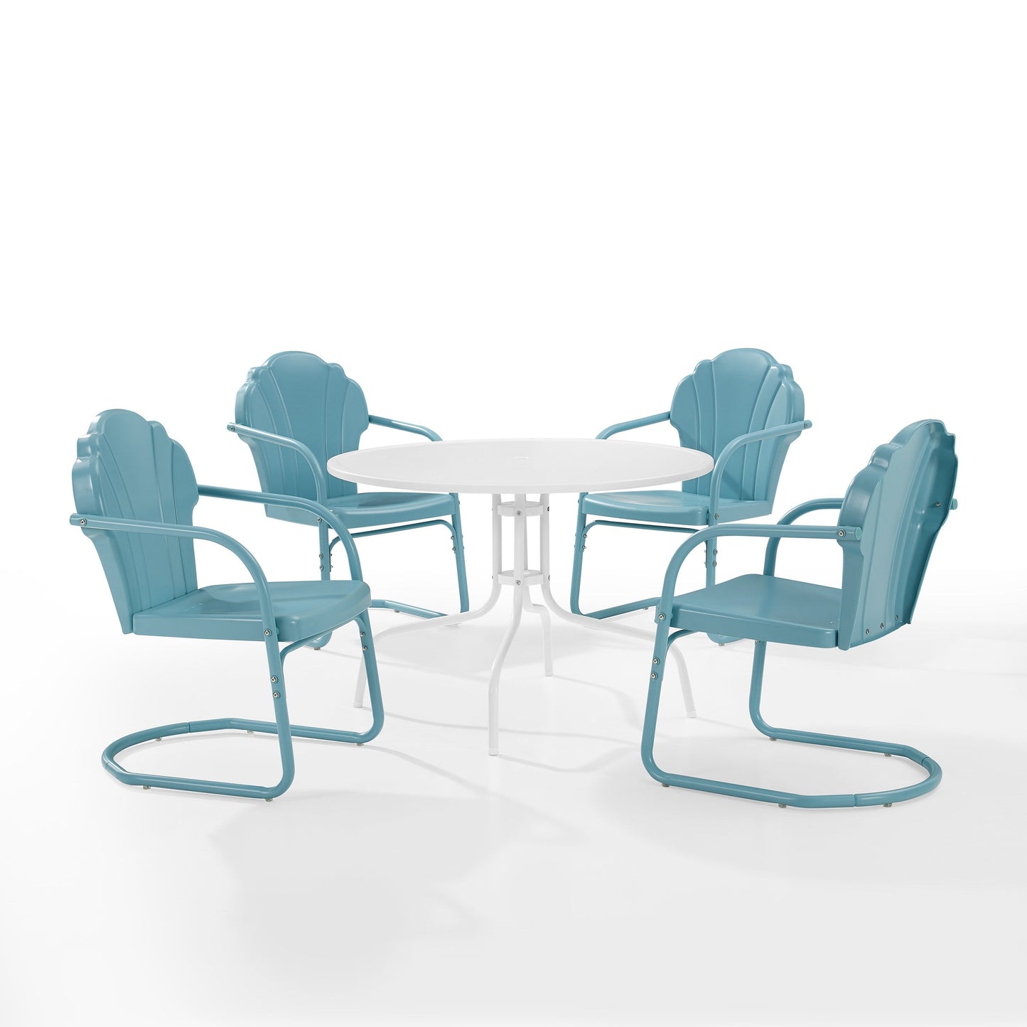 Set da pranzo per esterni Crosley Tulip da 5 pezzi - 98 L x 98 P x 32,88 A