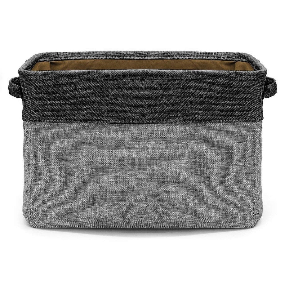 Set di cestini portaoggetti in twill - Confezione da 3, nero