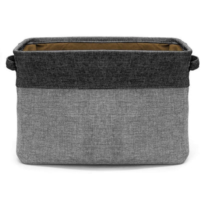 Set di cestini portaoggetti in twill - Confezione da 3, nero