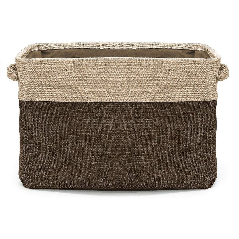 Set di cestini portaoggetti in twill - Confezione da 3, nero