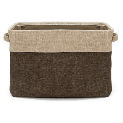 Set di cestini portaoggetti in twill - Confezione da 3, nero