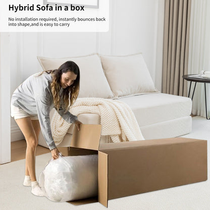 Divano letto convertibile doppio - Divano letto pieghevole multifunzionale con cuscino e schienale regolabile, ideale per dormitori/camere degli ospiti