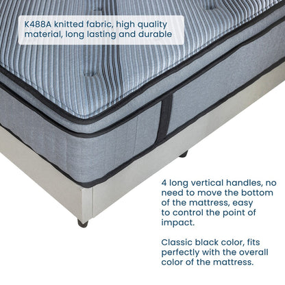 Materasso matrimoniale, materasso in memory foam da 10 pollici, misura matrimoniale, materassi misura matrimoniale in schiuma e molle insacchettate individuali