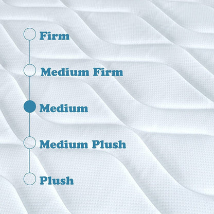 Materasso ibrido a molle insacchettate in memory foam Cool Gel di medie dimensioni, misura Twin, 8, molle in acciaio temperato per impieghi gravosi, traspirabilità