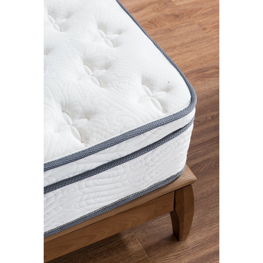 Materasso a molle insacchettate con cuscino Roundhill Furniture per letto singolo