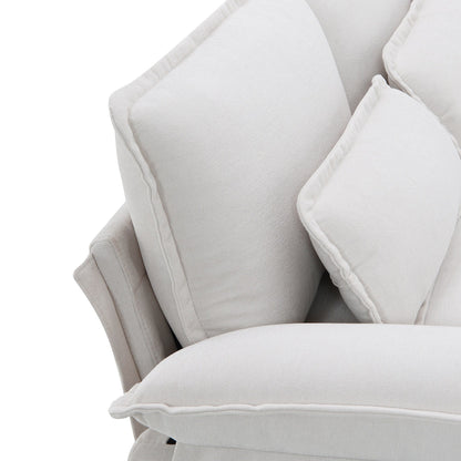 Divano componibile a U con cuscini in vita, divano simmetrico imbottito a 6 posti, divano letto con chaise longue