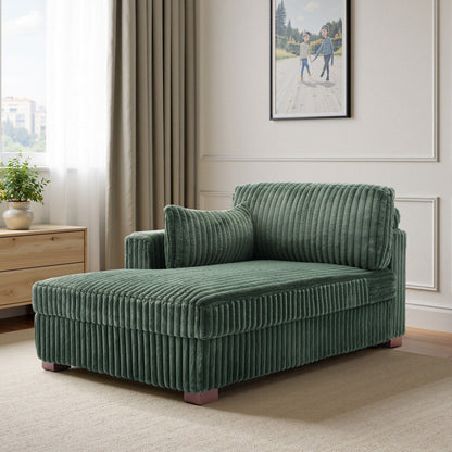 Poltrone imbottite per camera da letto UIXE con bracciolo destro e cuscino lombare