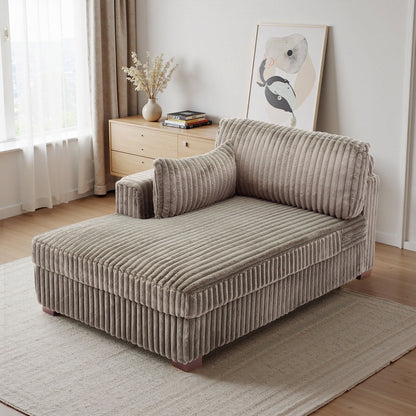 Poltrone imbottite per camera da letto UIXE con bracciolo destro e cuscino lombare